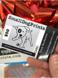 Gift Card SmallDogPrints