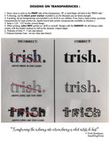 8.5" x 11" Transparency Refills (Ink Jet Only)